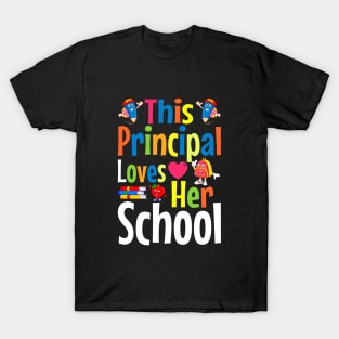 this principal loves her school back to school T-Shirt